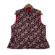 kate spade new york ダウンベスト M 花柄/ピンク