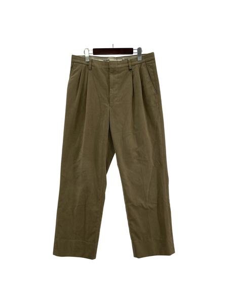 MR.OLIVE レトロポリエステル スタプレストテーパードパンツ (31)