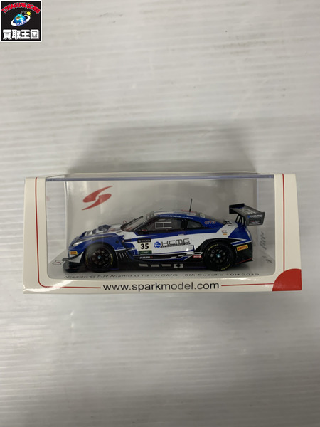 spark 1/43 Nissan GT-R Nismo GT3 KCMG 6th Suzuka 2019