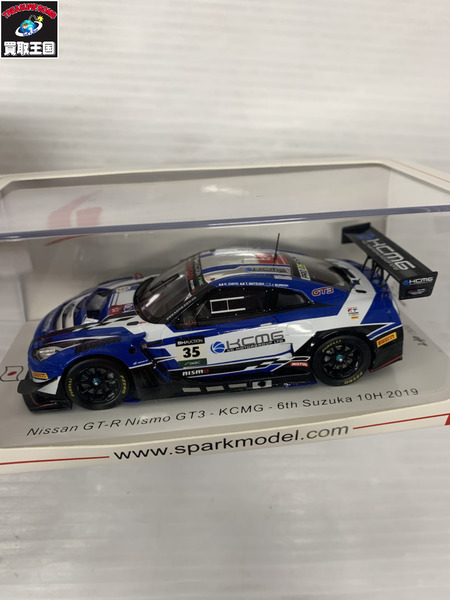 spark 1/43 Nissan GT-R Nismo GT3 KCMG 6th Suzuka 2019