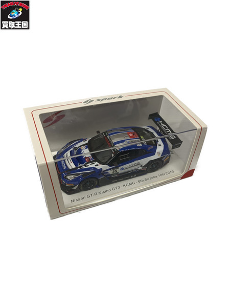 spark 1/43 Nissan GT-R Nismo GT3 KCMG 6th Suzuka 2019