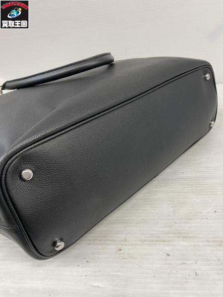 ハンドバッグ COACH レザーブリーフケース トートバッグ 黒