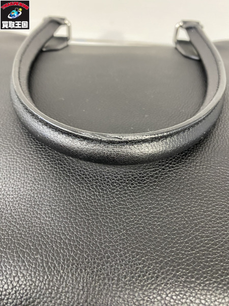 ハンドバッグ COACH レザーブリーフケース トートバッグ 黒