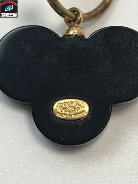 CHANEL シャネル フープピアス ブラック ゴールド ココマーク