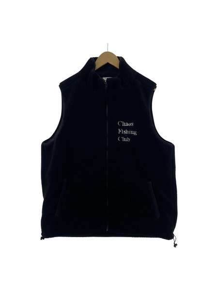 Chaos Fishing Club/LOGO BOA VEST/黒/XL