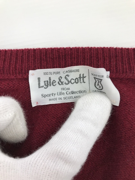 京都にて購入 Lyle&Scott カシミヤセーター ニット 42 スコットランド