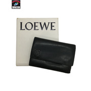 LOEWE/リネン/トライフォールド/三つ折り財布