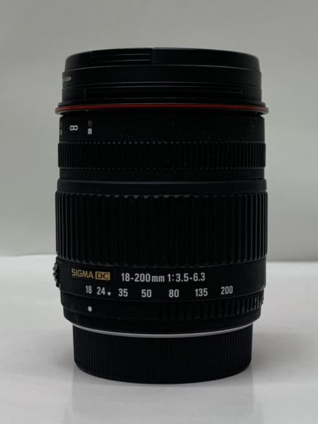 SIGMA FOR PENTAX 18-200mm F3.5-6.3 DC 箱・説明書欠品 ダメージあり シグマ ペンタックスKマウント系 望遠ズーム