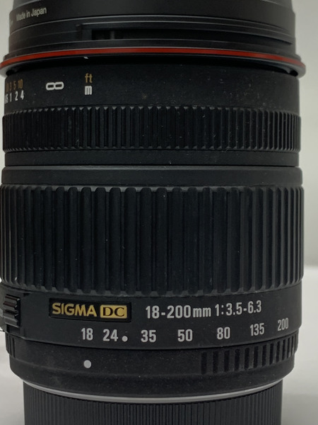 SIGMA FOR PENTAX 18-200mm F3.5-6.3 DC 箱・説明書欠品 ダメージあり シグマ ペンタックスKマウント系 望遠ズーム