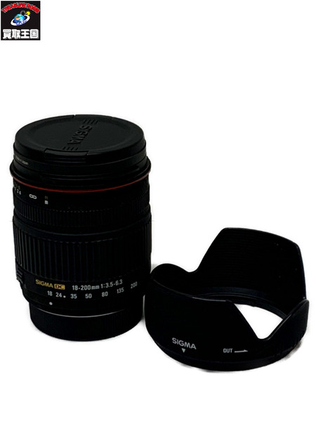 SIGMA FOR PENTAX 18-200mm F3.5-6.3 DC 箱・説明書欠品 ダメージあり シグマ ペンタックスKマウント系 望遠ズーム