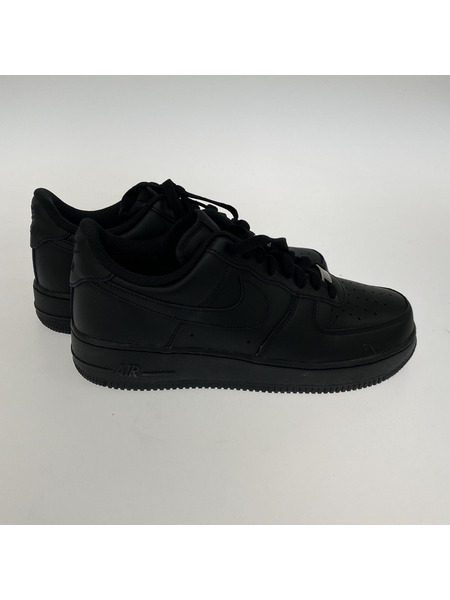 NIKE スニーカー NIKE AIR FORCE 1 '07 BLACK 27.0㎝[値下]