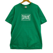 Supreme 23AW Warm Up Tee ウォームアップ プリントTee L 緑
