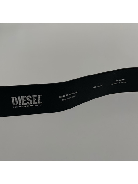 DIESEL Oval D LeatherBelt ベルト ブラック