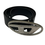 DIESEL Oval D LeatherBelt ベルト ブラック