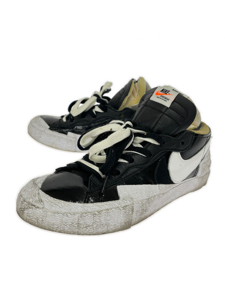 NIKE スニーカー ×sacai Blazer Low "Black Patent Leather"
