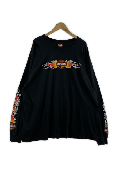Harley-Davidson Flame L/S T-SHIRT 3XL[値下]