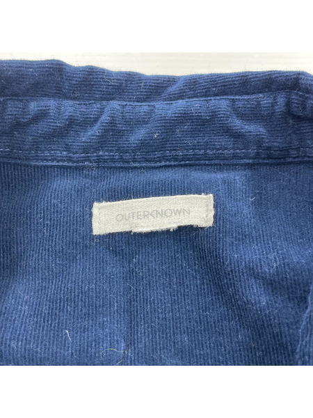 OUTERKNOWN コーデュロイオールインワン（M）ネイビー[値下]