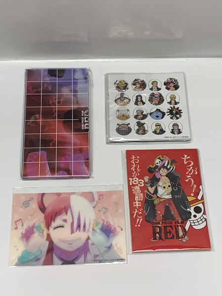 ONE PIECE FILM RED デラックス・リミテッド・エディション (初回生産限定) 4K ULTRA HD+Blu-ray+DVD BSTD20742 開封品 特典付き ワンピース 