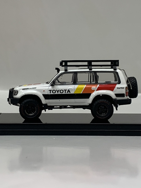 GCD 1/64 トヨタ ランドクルーザー LC80 Off road version RHD ホワイト KS014-81 開封品 ゲインコーププロダクツ TOYOTA LAND CRUISER 