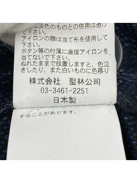 BLUE BLUE ジャケット インディゴウール オックスヒッコリー ストライプスィンヅトップ 3