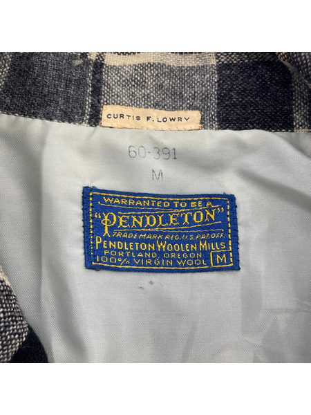 PENDLETON 50s WOOL TAILORED JACKET（M）
