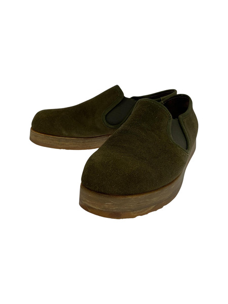 COMME des GARCONS スニーカー HOMME PLUS スリッポン カーキ