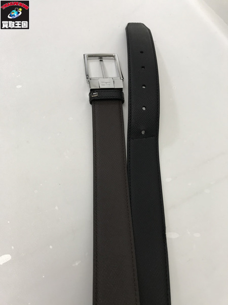 Ferragamo リバーシブル ベルト 黒茶