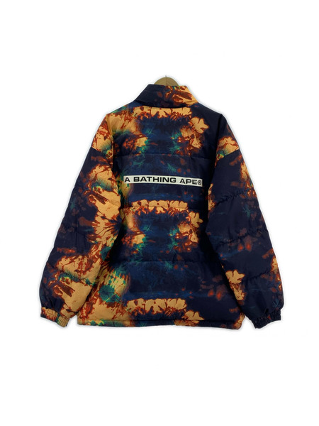 A BATHING APE ダウンジャケット 22SS TIE DYE LOOSE FIT DOWN JACKET
