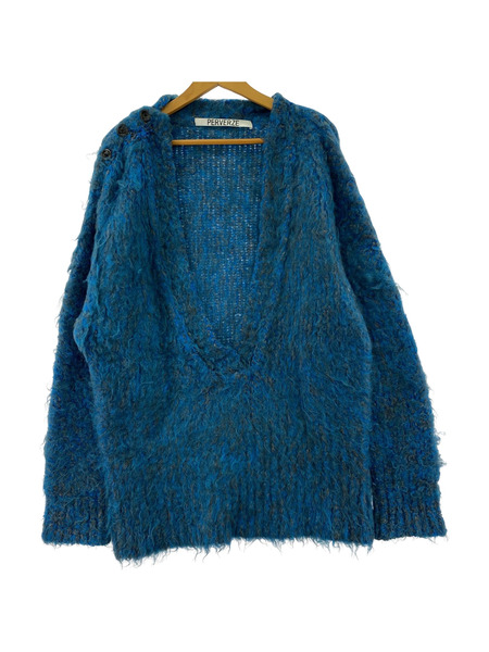 PERVERZE MOHAIR V NECK KNIT