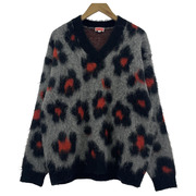 KENZO/HANA LEOPARD SWEATER/S/FD55PU3603CE