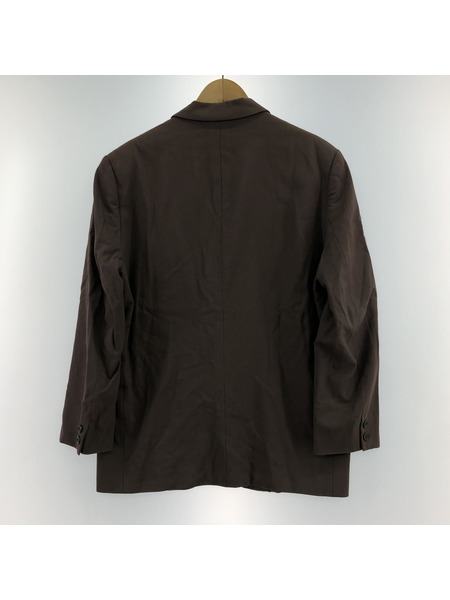 ISSEY MIYAKE HAI SPORTING GEAR チェック切替 テーラードジャケット ブラウン