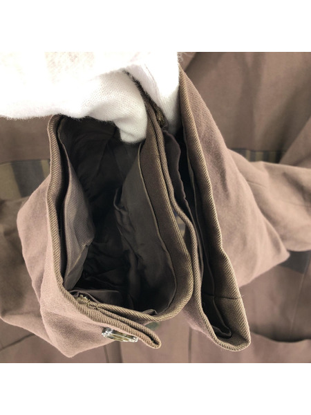ISSEY MIYAKE HAI SPORTING GEAR チェック切替 テーラードジャケット ブラウン