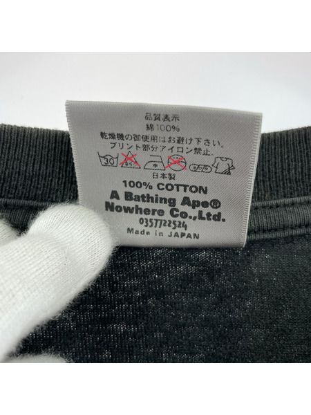 A BATHING APE 半袖Tシャツ・カットソー スターガール 黒(L)