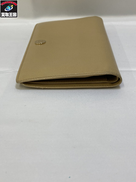 CHANEL シャネル ココボタン　長財布 サイフ ベージュ