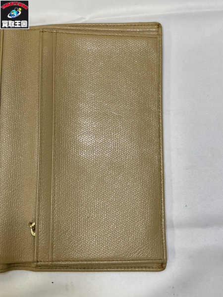 CHANEL シャネル ココボタン　長財布 サイフ ベージュ