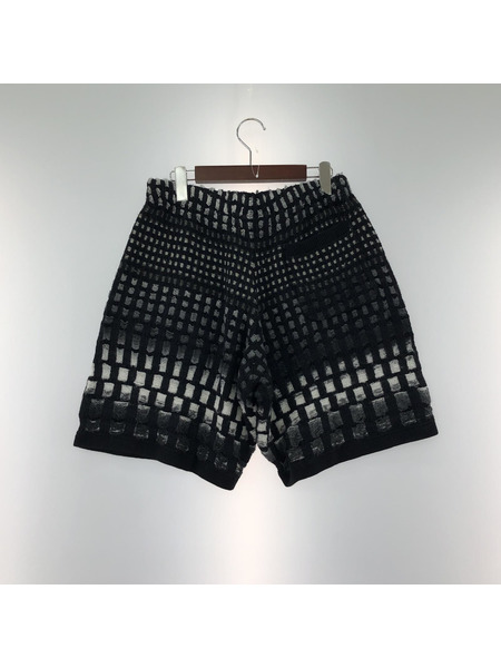 Supreme 23SS GRADIENT GRID KNIT SHORT M 黒系