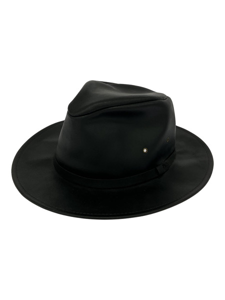 HENSCHEL HAT レザーハット ブラック