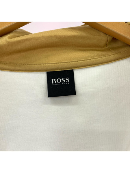HUGO BOSS パーカー（ジップアップ） 白　L