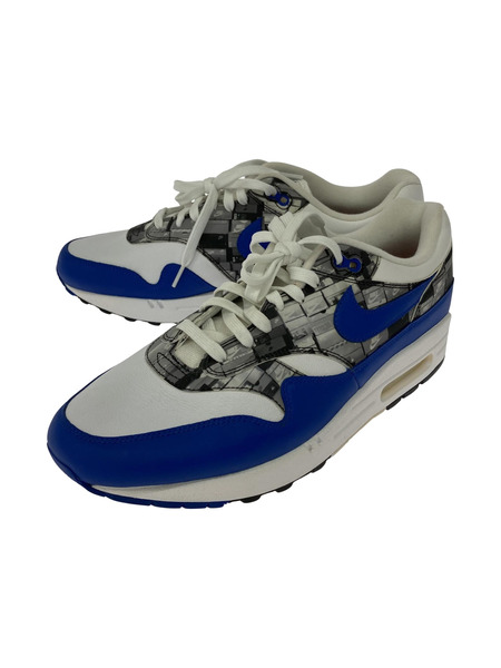 NIKE AIR MAX 1 BLUE WE LOVE NIKE スニーカー 青白 30cm