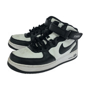 STUSSY×Nike Air Force 1 Mid Black and Light Bone (27)