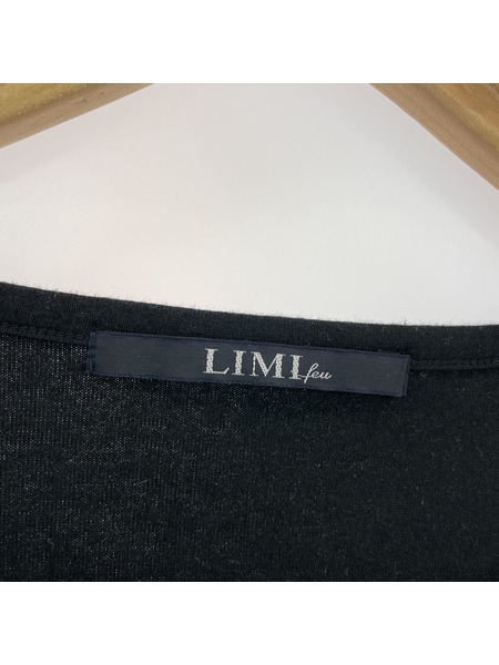 LIMI feu 長袖Tシャツ・カットソー リミ コットンジャージ テープカットソー size2