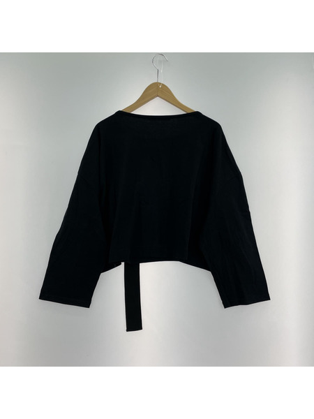 LIMI feu 長袖Tシャツ・カットソー リミ コットンジャージ テープカットソー size2