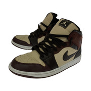 NIKE スニーカー AIR JORDAN 1 MID SE　ブラウン　29.5cm