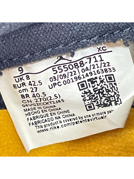 NIKE スニーカー AIR JORDAN 1 RETRO HIGH OG Taxi 27cm