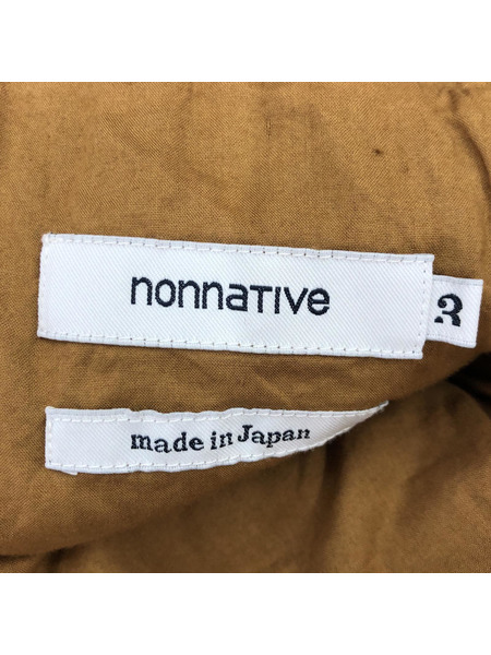 nonnative DWELLER 2B JACKET C/L CANVAS OVERDYED 茶