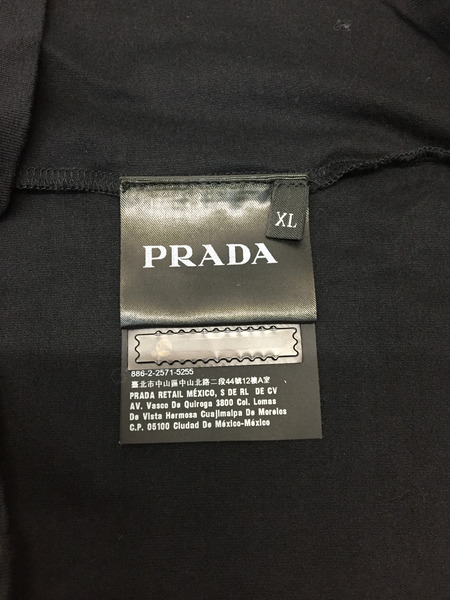 PRADA SPORT ナイロンポケット Tシャツ XL ブラック