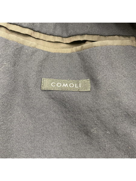 COMOLI 21SS ウール2Bジャケット 2 紺 T01-01001