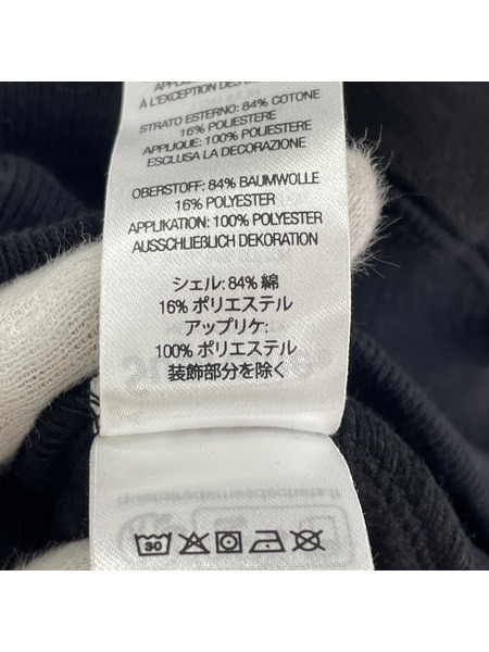 Supreme  Satin Appliaue Hooded  パーカー ブラック L 汚レアリ