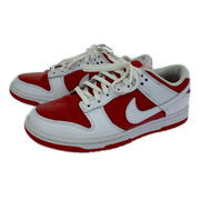 NIKE スニーカー DUNK LOW RETRO 赤白 (26.0cm)