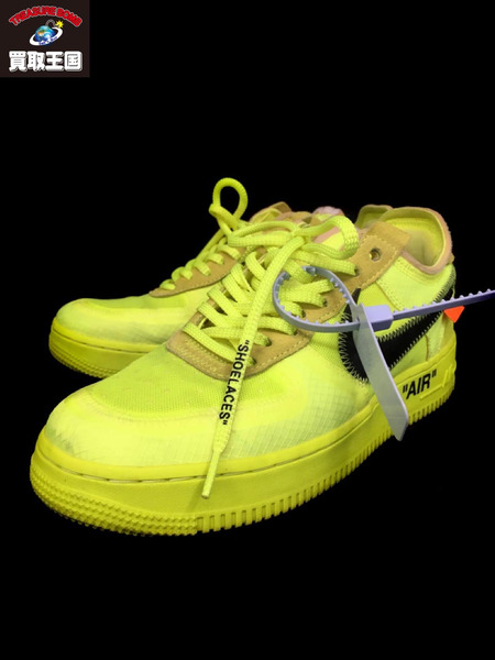 NIKE×OFF-WHITE AIR FORCE 1 AO4606-700 ｲｴﾛｰ[値下]